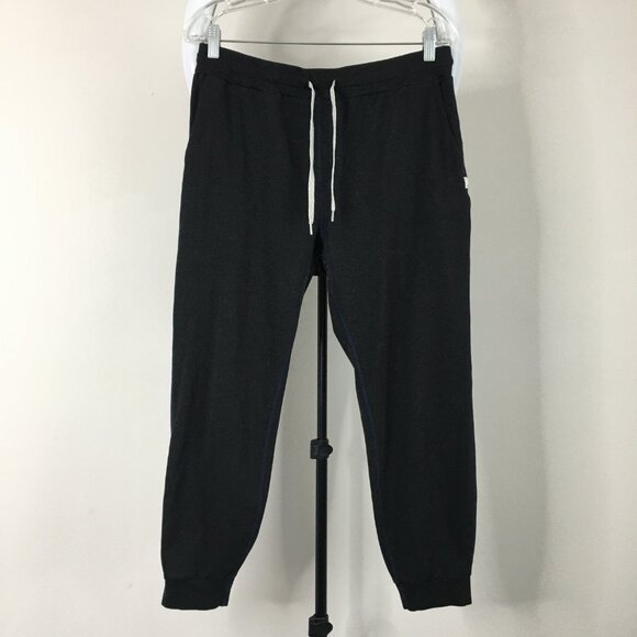 VUORI Black Blue Thread Pull On Drawstring Waist Loungewear Jogger Pant - Picture 1 of 10